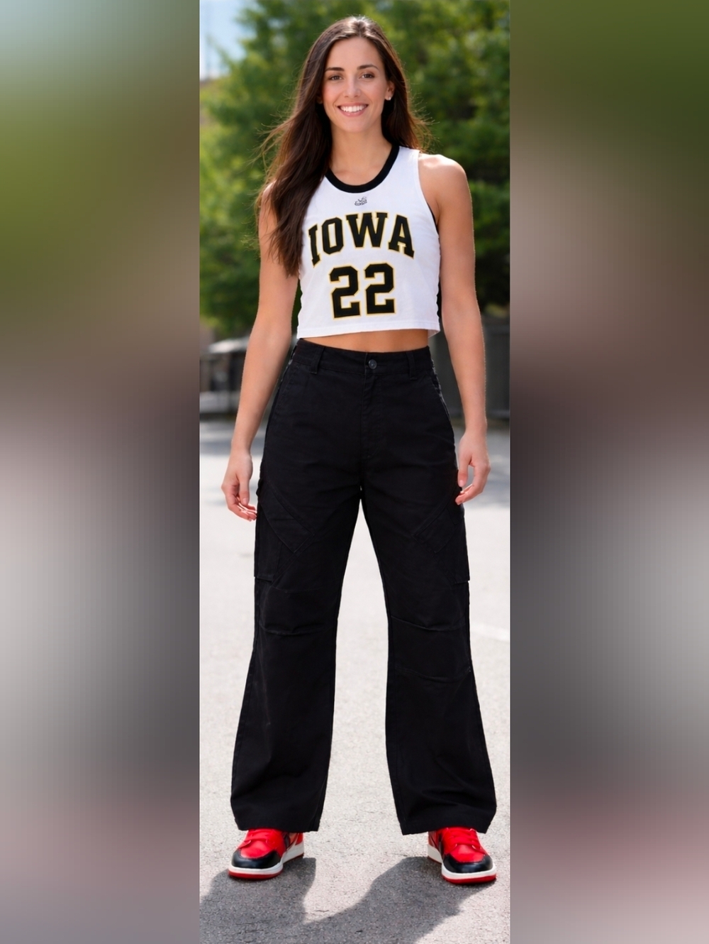 New Jordan UTILITY LIFESTYLE Women Chicago Pants Black Standard Fit FV7098-010
